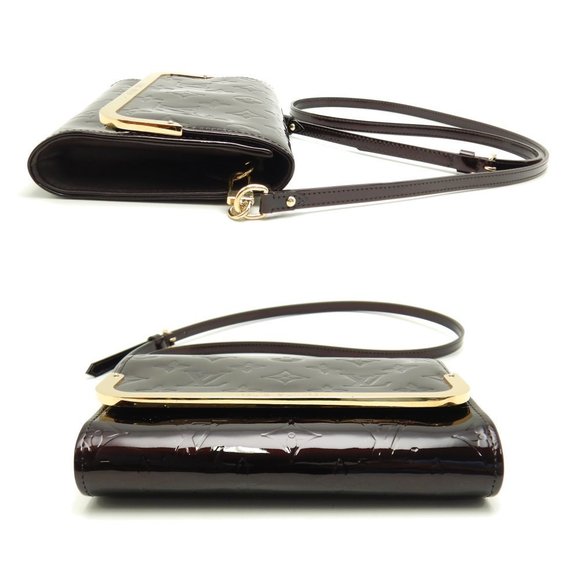 Louis Vuitton Vernis Rossmore PM Amaranto 2WAY Bag Clutch - Picture 2 of 8
